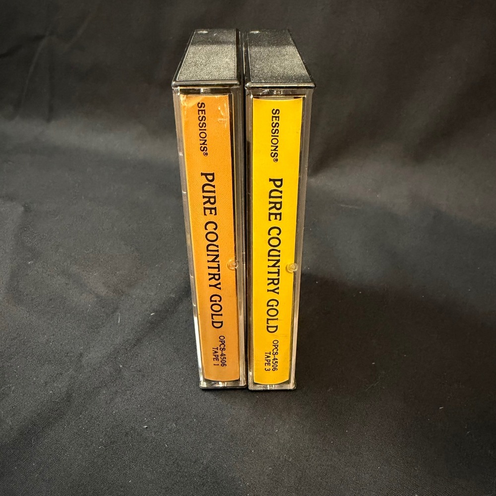 Pure Country Gold Cassette Tapes Lot of 2 Sessions Warner OPCS-4506 1987 Vintage